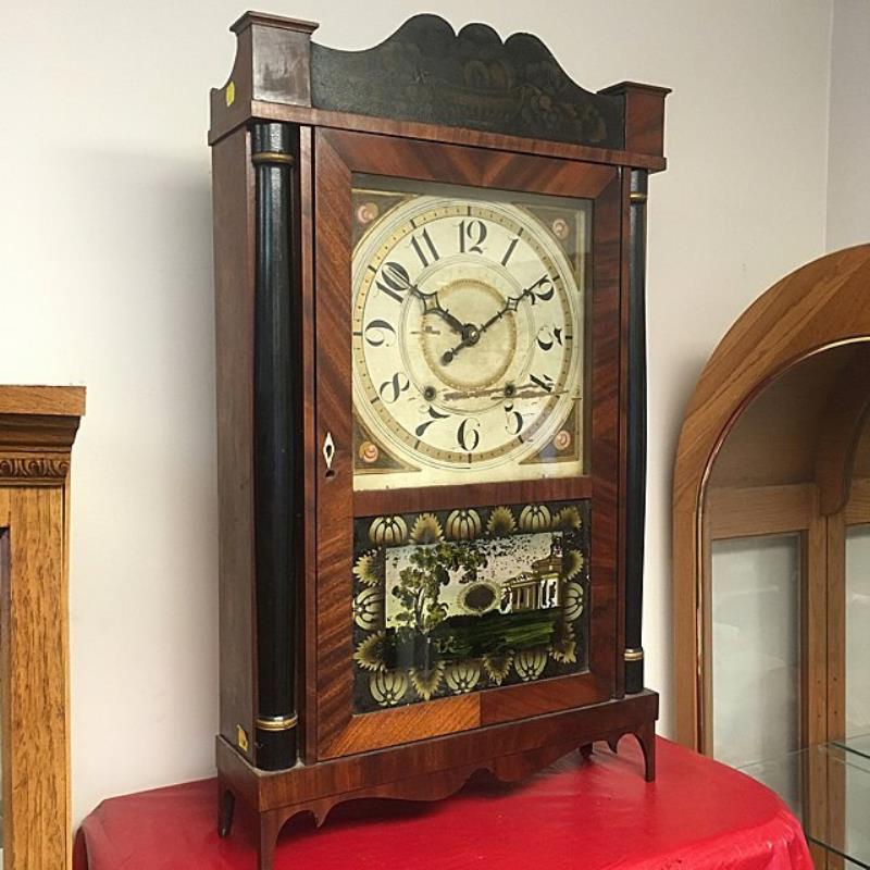 Silas Hoadley Transitional Shelf Clock
