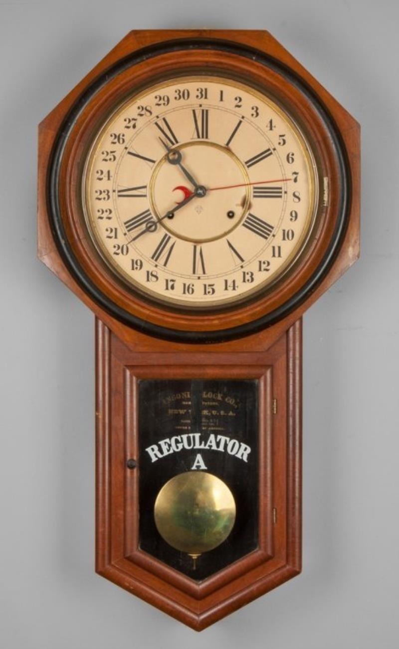 Ansonia Clock Co. Calendar “Regulator A”, Ansonia,   NY
