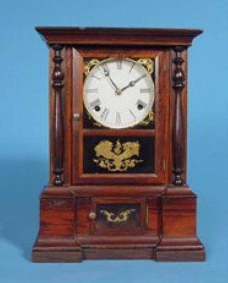 London Model Rosewood Shelf Clock
