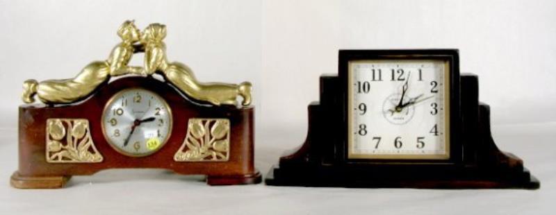 2 Art Deco Electric Clocks
