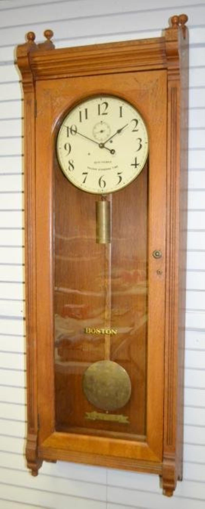 Seth Thomas No. 17 Railroad Wall Regulator Clock