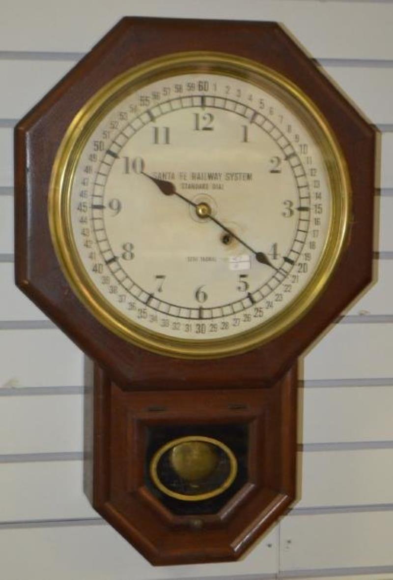 Seth Thomas Santa Fe RR Clock