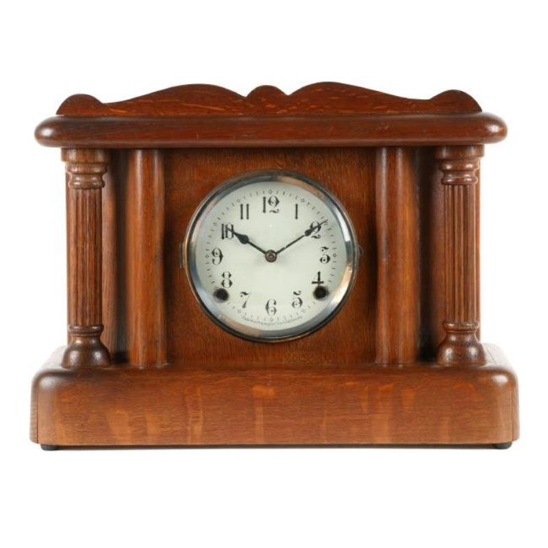 Pequegnat “Wide Hamilton” Shelf Clock