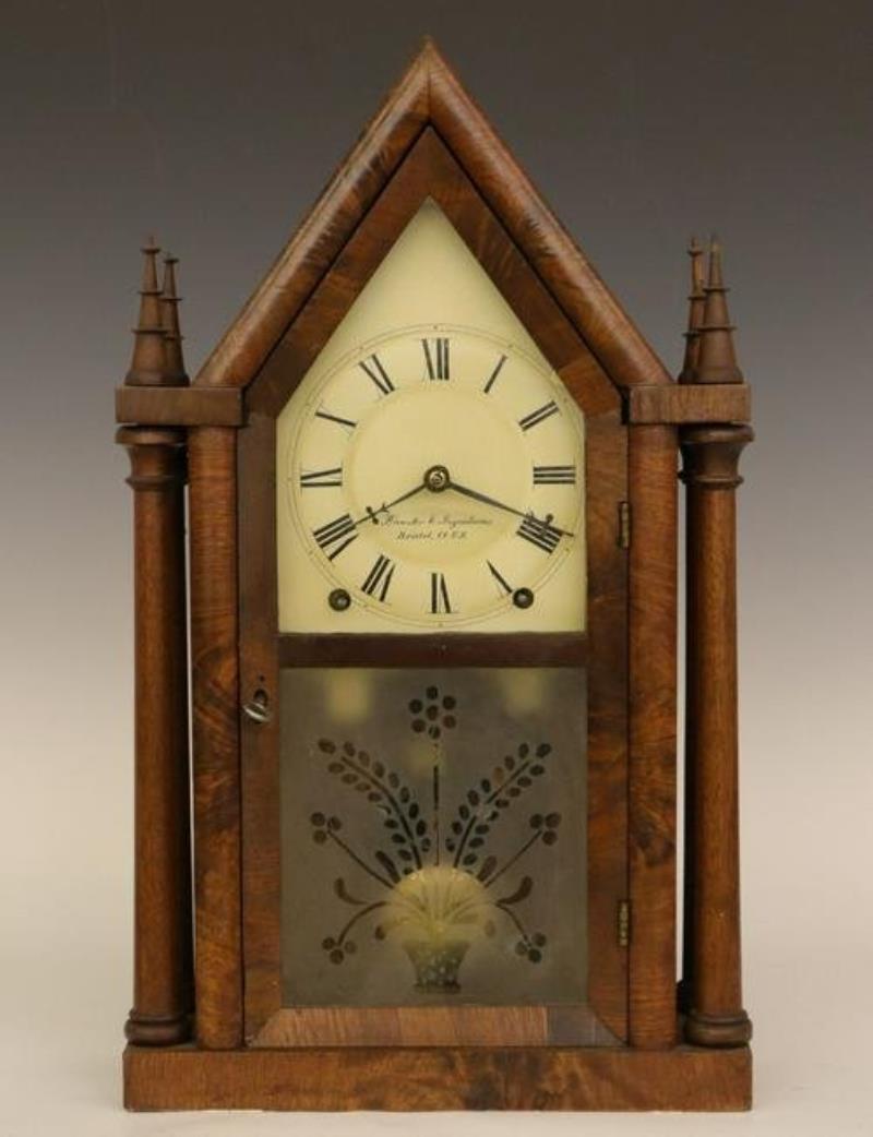 Brewster & Ingrahams 4 Column Steeple clock