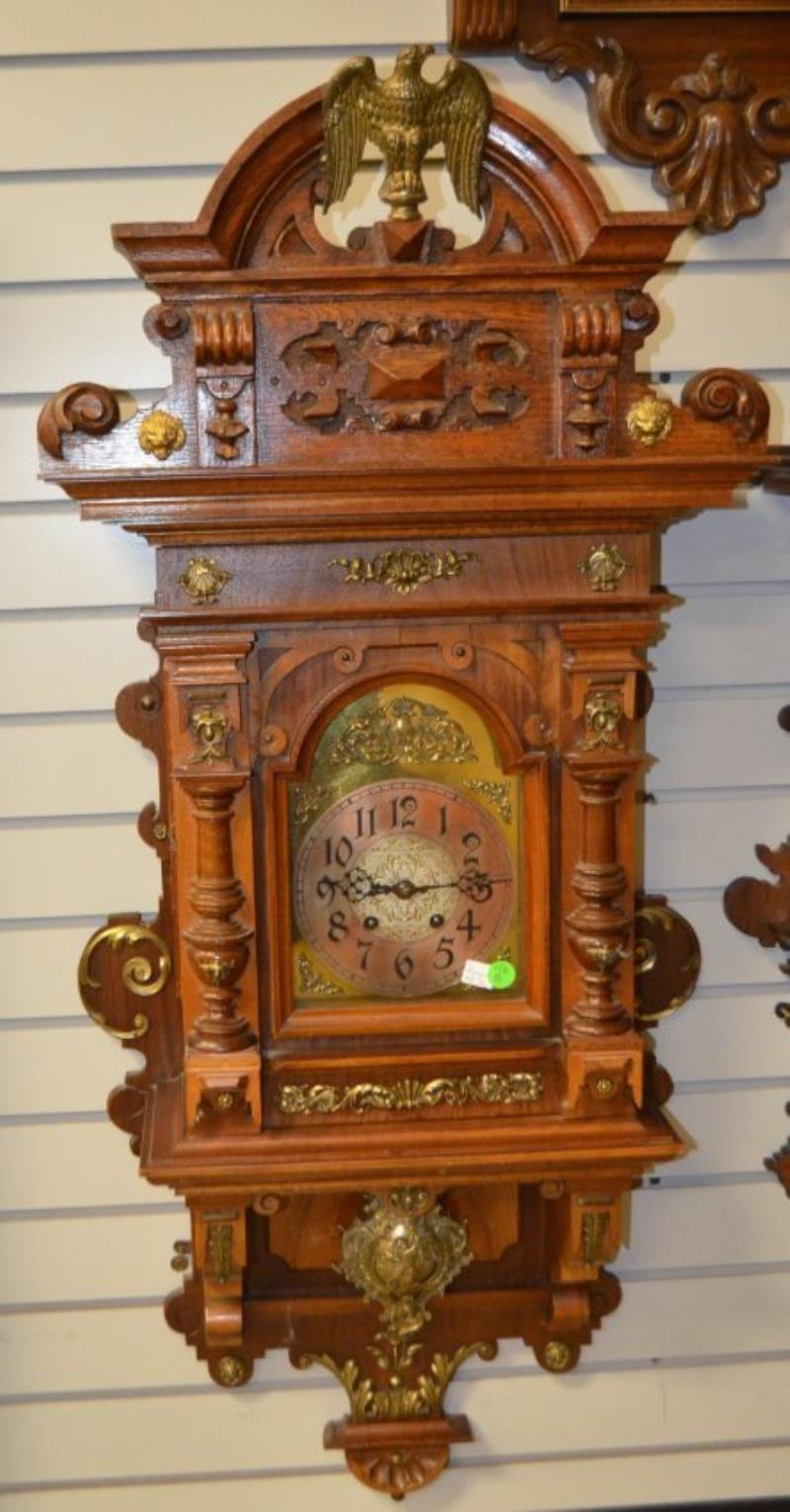 Antique Lenzkirch Open Well Swinger Clock