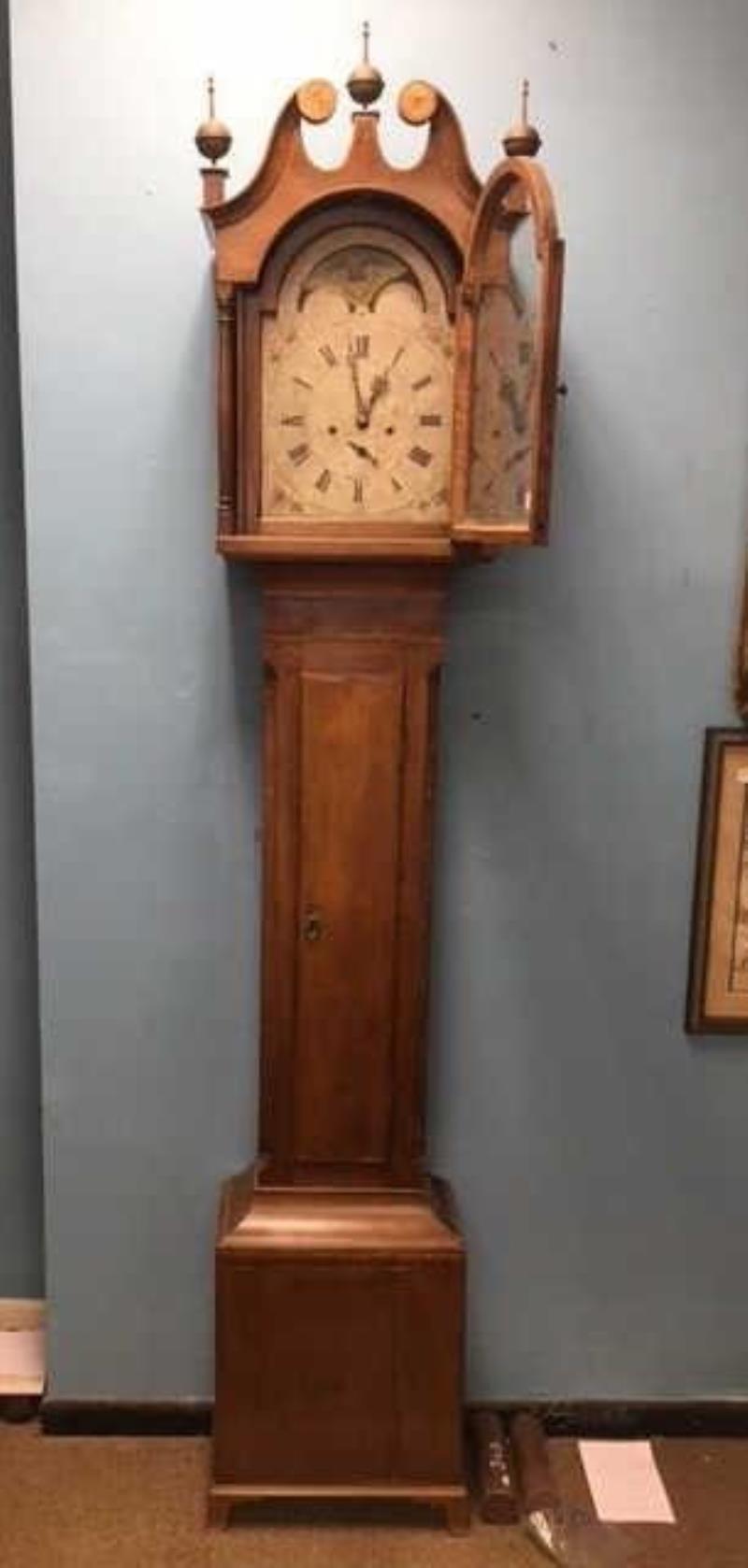 Richard Chester Tall Case Clock c1800 York, Pa