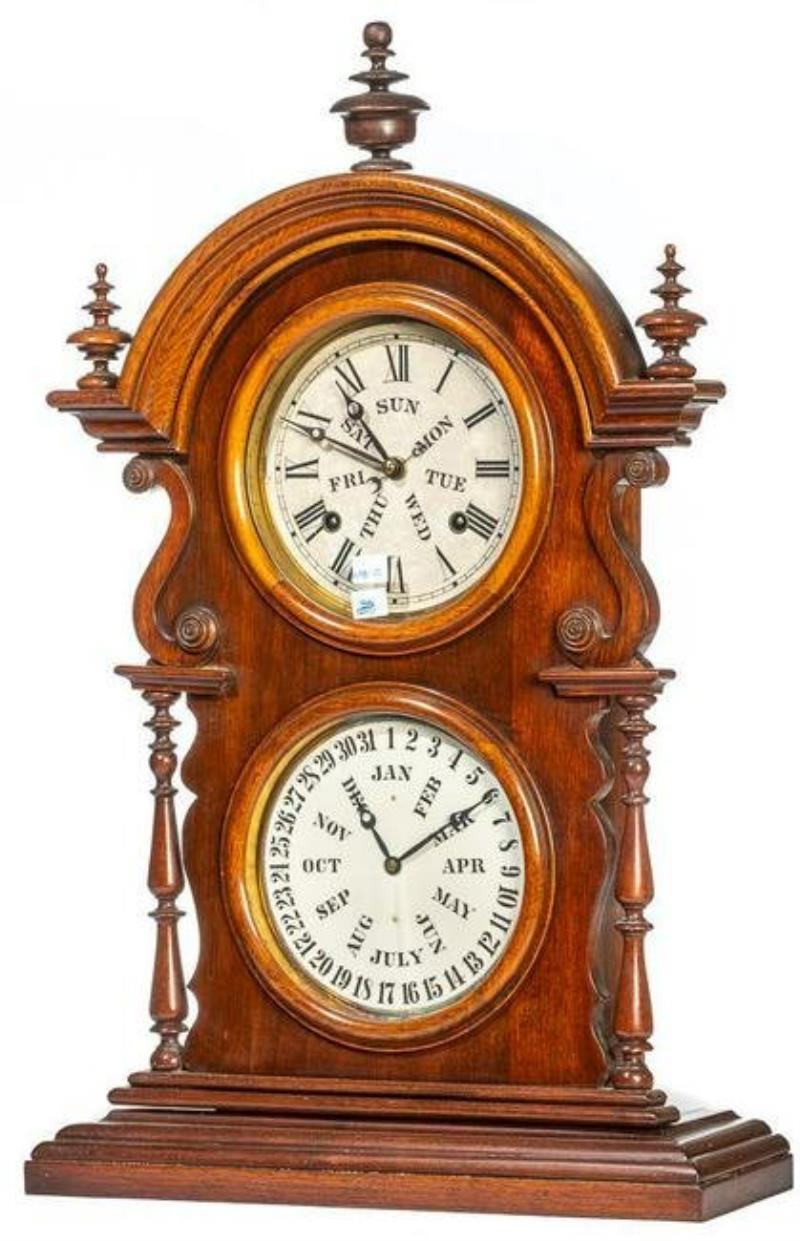 E.N. Welch “Wagner B.W.” & B.B. Lewis Calendar Clock,