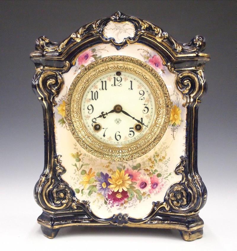 Ansonia La Pau China Shelf Clock