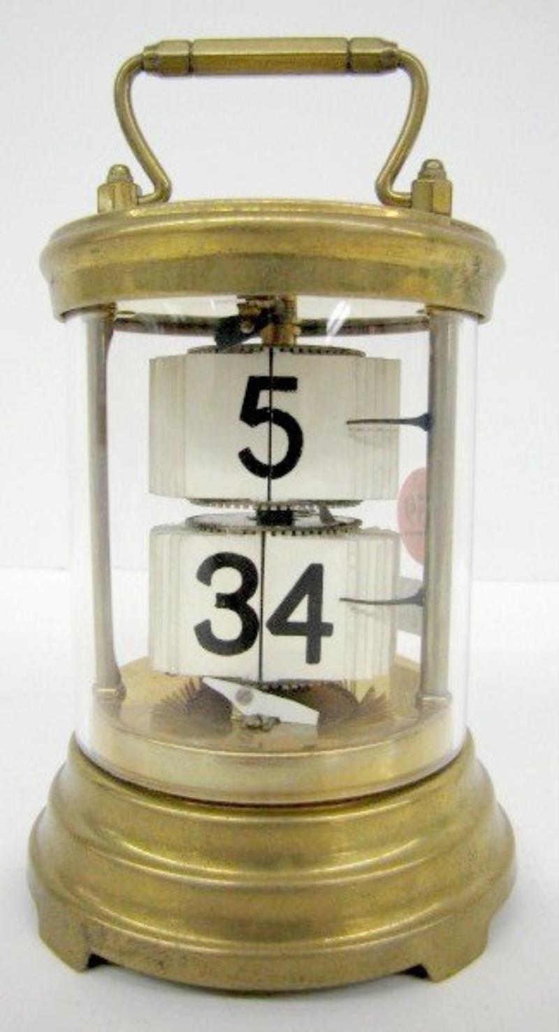 Brass Plato Clock Dated 1903