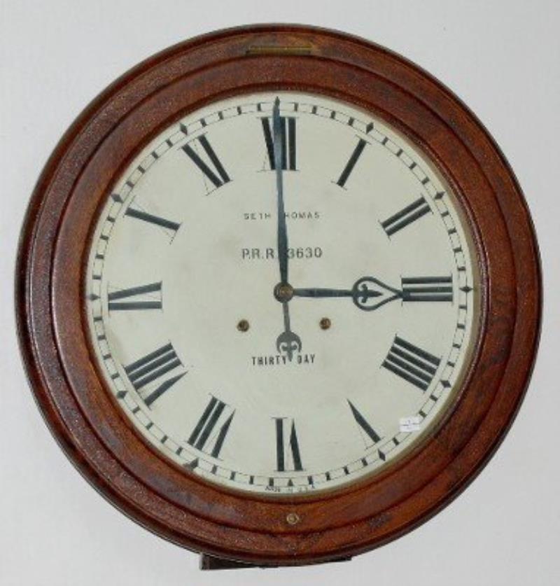 Ansonia “Arcade” 30 Day P.R.R. Gallery Clock