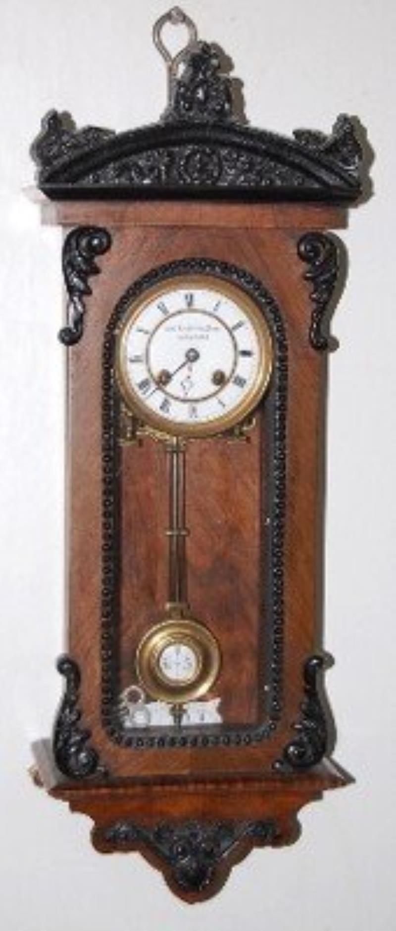 Carl Rhineholdt Lenzkirch Miniature Vienna Clock