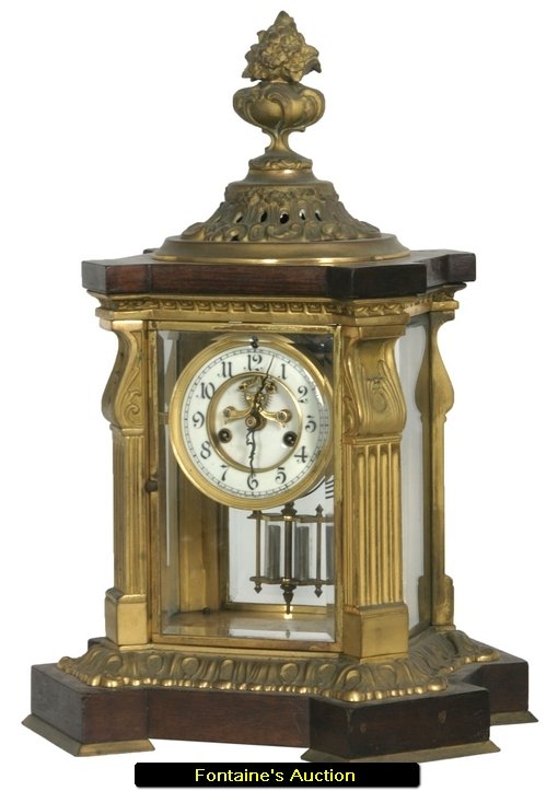 Waterbury Paris Crystal Regulator Clock-ClockPrices.Com