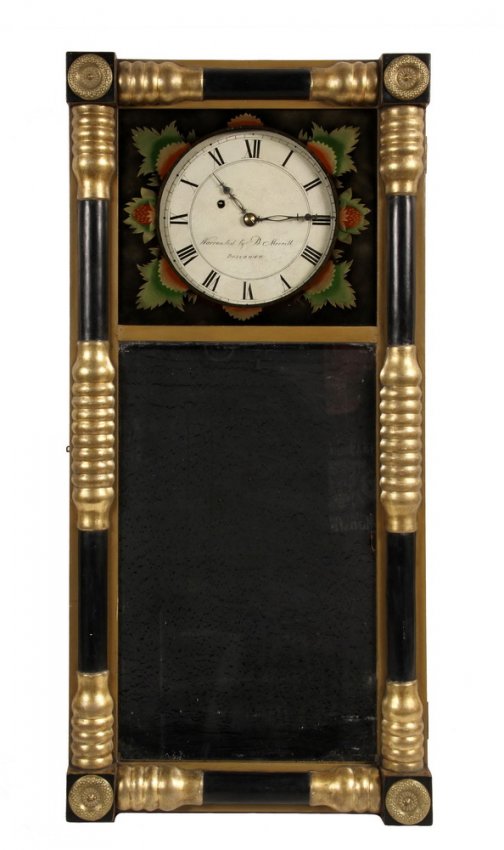 RARE NEW HAMPSHIRE MIRROR CLOCK – Bracket Clock by