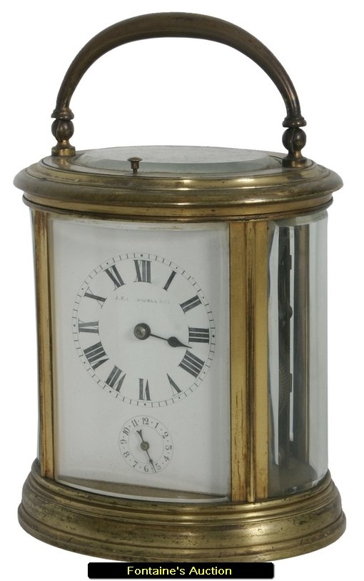 J.E. Caldwell Quarter Hour Repeater Carriage Clock