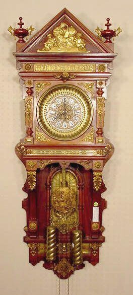Ansonia Antique Hanging Clock NR