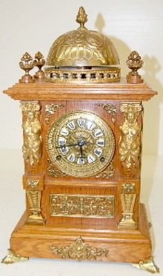 Ansonia Bell Top Cabinet “Antique No.1″ Clock