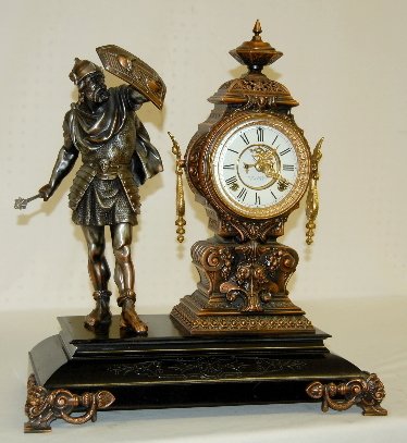 Ansonia “Attila” Statue Clock