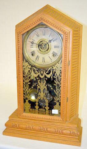Gilbert Oak “Army No. 39″ Shelf Clock