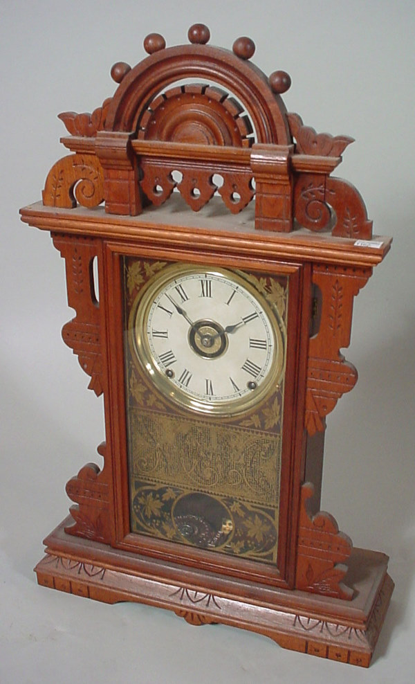 Seth Thomas Eclipse / Ball Top Shelf Clock. Eight