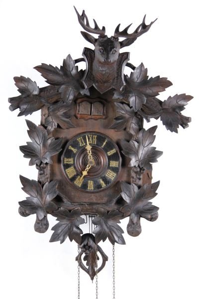 Antique German Black Forest Cuckoo – Quail Clock