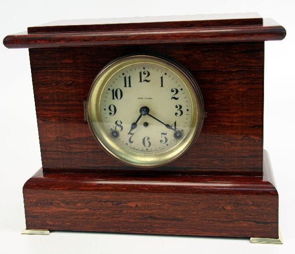 SETH THOMAS ADAMTINE BELMONT MAHOGANY MANTEL CLOCK