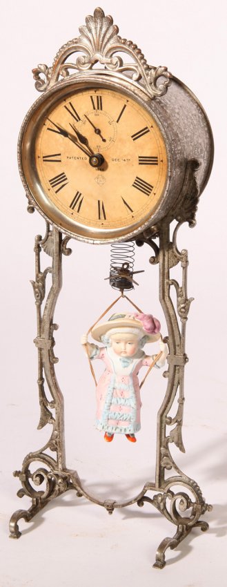 ANSONIA JUMPER #2 BOBBING DOLL CLOCK