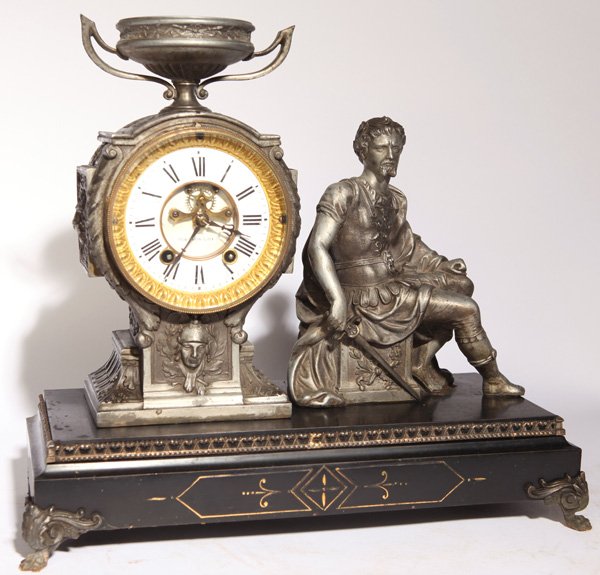 NEW HAVEN BRENNUS FIGURAL CLOCK