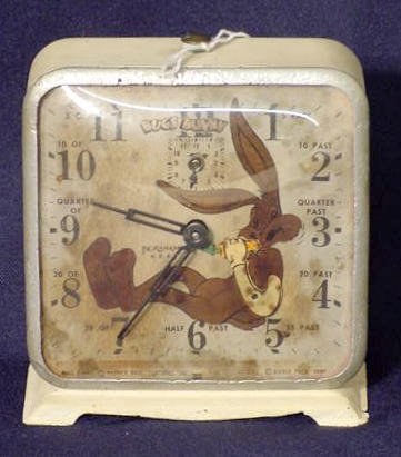 Ingraham Bugs Bunny Animated Alarm Clock NR