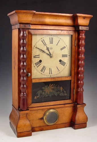SETH THOMAS BULLS EYE SHELF MANTLE CLOCK
