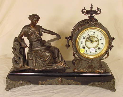 New Haven Clotho Statue Clock, Open Esc. NR