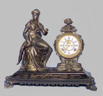 Ansonia Circe Statue Clock NR