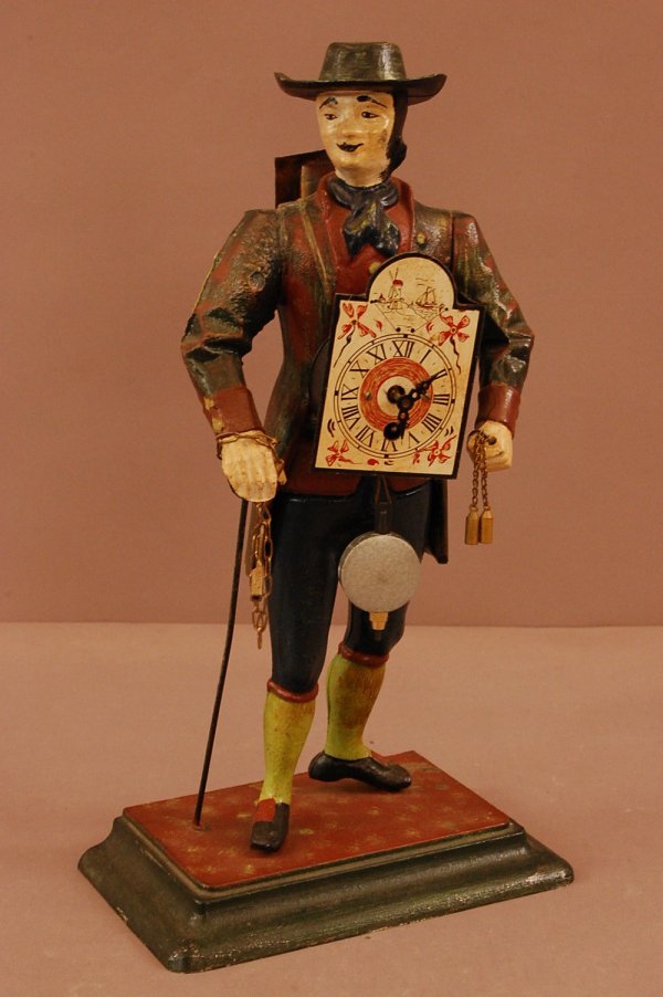 Austrian Or German Painted Figural Peddler