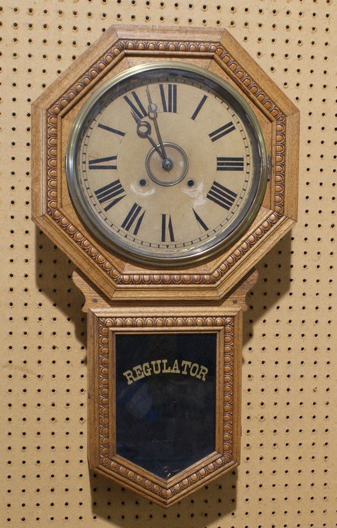 Gilbert “Consort” Oak Long Drop Schoolhouse Octagon
