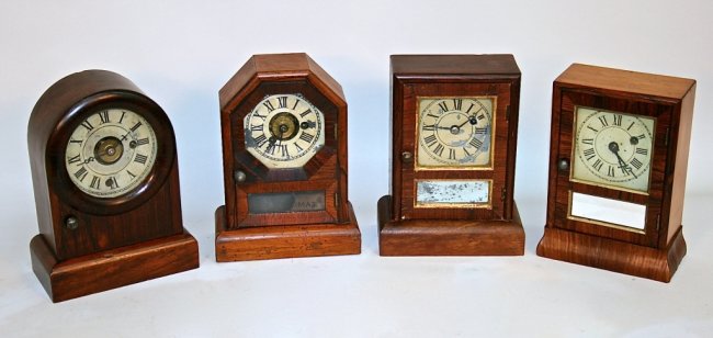 Four Seth Thomas Miniature Cottage Clocks
