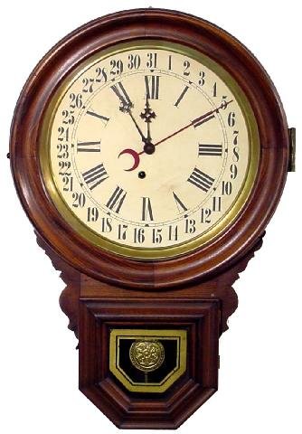 Rosewood Drop Wall Calendar Time Piece