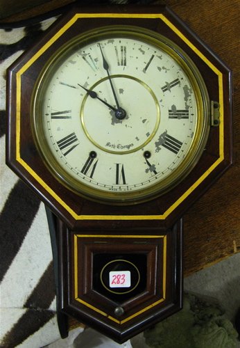 SETH THOMAS WALL CLOCK, Thomaston, Connecticut,  e