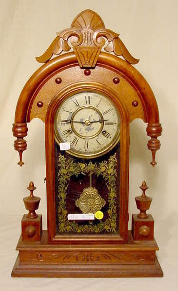 New Haven Elbe Tear Drop Shelf Clock-ClockPrices.Com