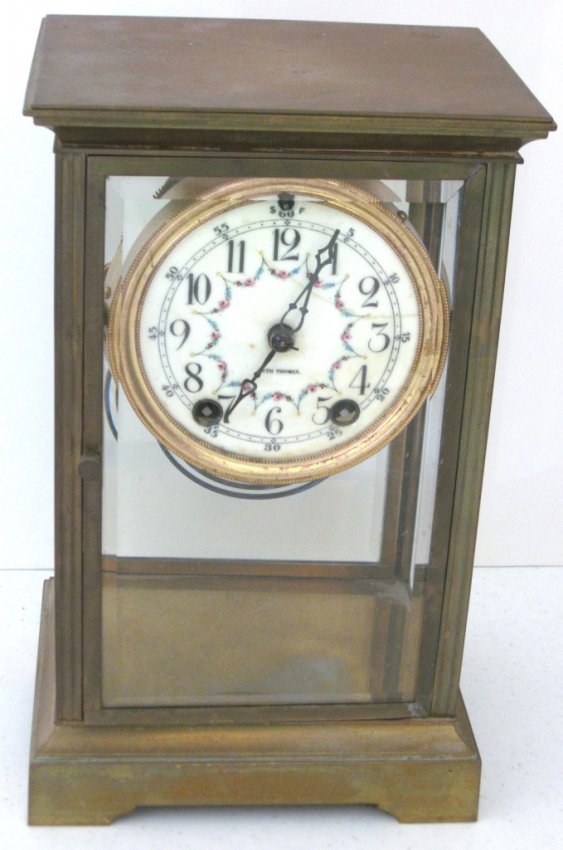 Seth Thomas “Empire #1” crystal regulator,