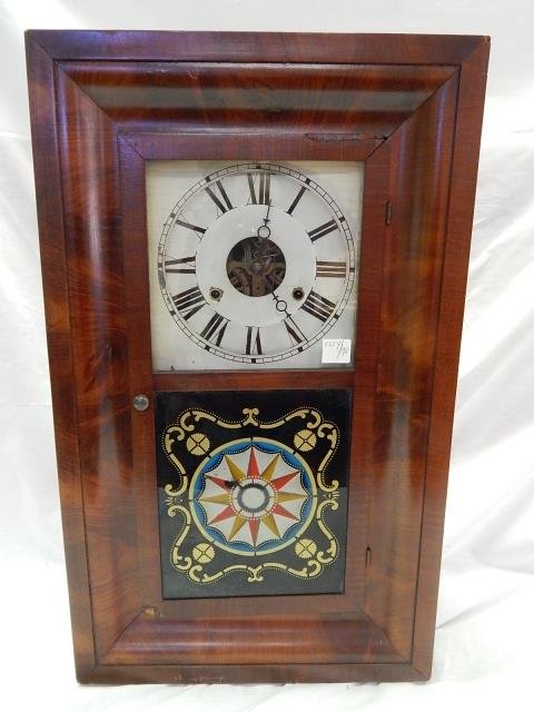 Seth Thomas Empire Mahogany Shelf Clock-ClockPrices.Com