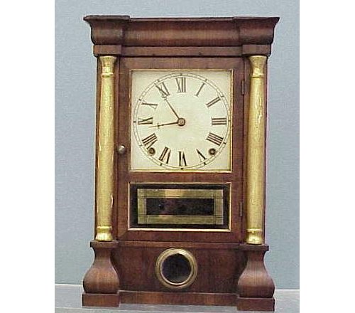 SETH THOMAS MINIATURE EMPIRE SHELF CLOCK