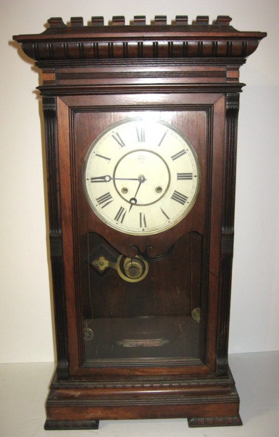Seth Thomas “Garfield” walnut clock,