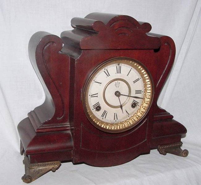 Grant Mahogany Waterbury Mantle Clock