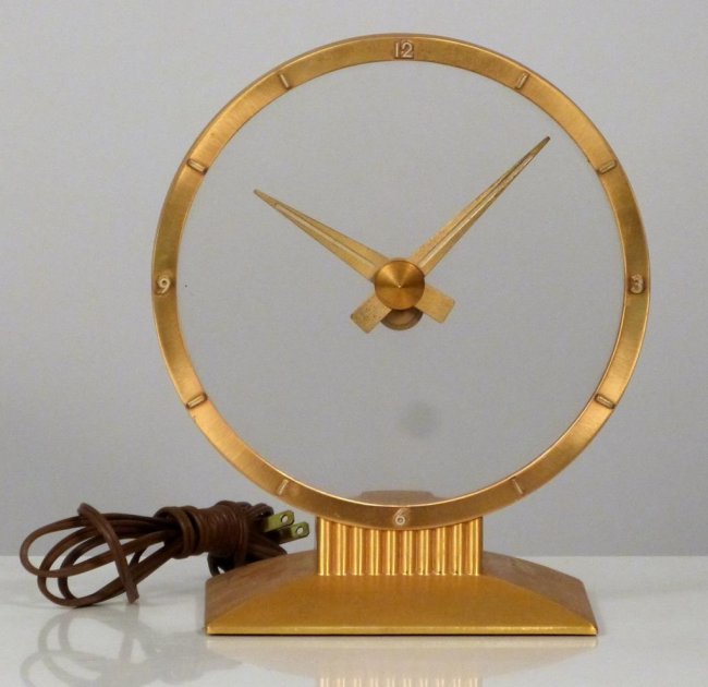 Jefferson Golden Hour Art Deco Style Clock