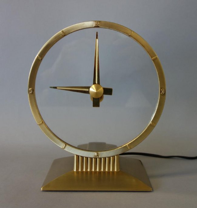Jefferson Mid-Century Electric Golden Hour Clock
