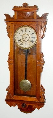 Ansonia “antique Hanging” Oak Wall Clock Price Guide