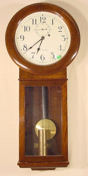 Seth Thomas #2 Hanging Regulator in Walnut NR