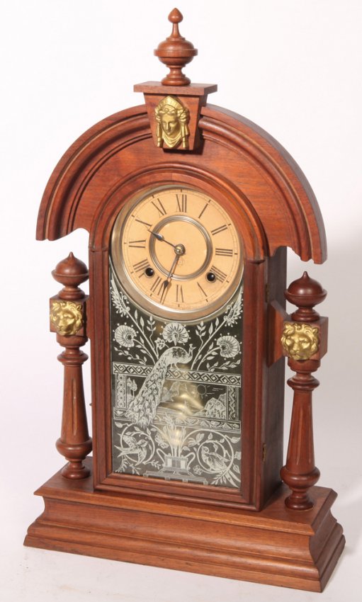 ANSONIA KING KITCHEN SHELF CLOCK