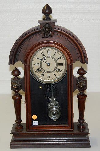 Ansonia Walnut Kitchen Clock “King”