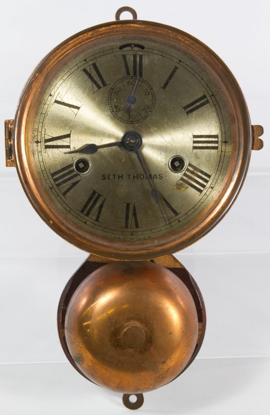 Seth Thomas ‘Day Lever’ Copper Wall Clock