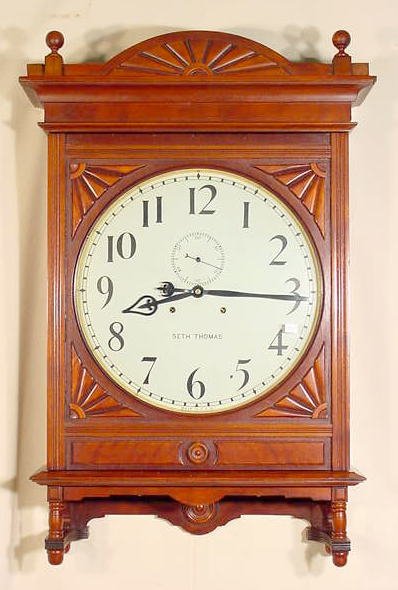 Seth Thomas 18″ Lobby Hanging Clock